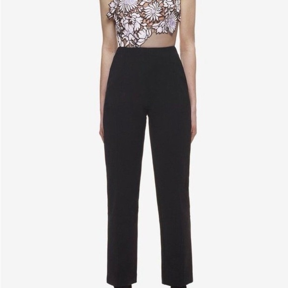 Self Portrait Lilac Guipure Floral Lace Sleeveless Jumpsuit - Picture 13 of 16